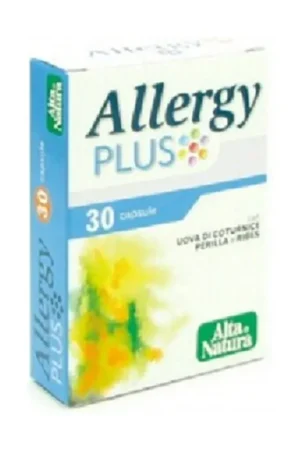 Allergy Plus 30 capsules of 500mg Alta Natura Special Discount