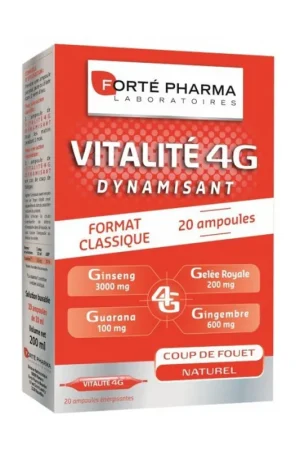 Vitality 4G Energizing 20 ampoules Forté Pharma Express Delivery