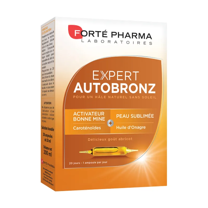 AutoBronz Expert 20 ampoules Forté Pharma Place Order