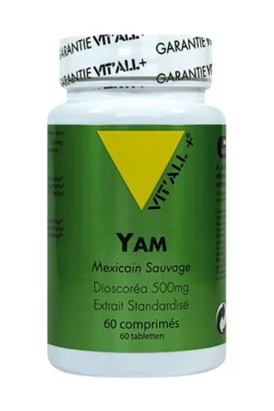 Wild Yam 500mg Standardized Extract 60 vegetable capsules Vitall + Get Yours