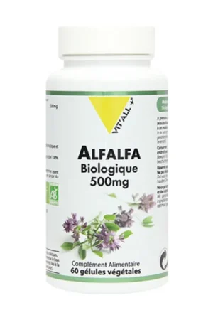 Alfalfa Bio 500mg 60 vegetable capsules Vitall + Low Price