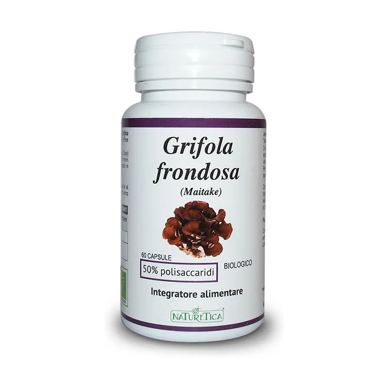 Bio Maitake Leafy Grifola 60 capsules of 718mg Naturetica Genuine