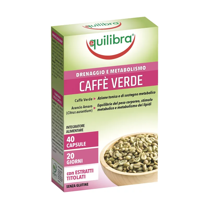 Authentic Equilibra green coffee 40 capsules