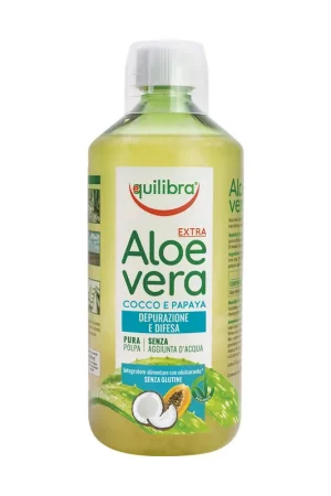 Aloe Vera Juice with coconut and papaya 1 L Equilibra Express Delivery