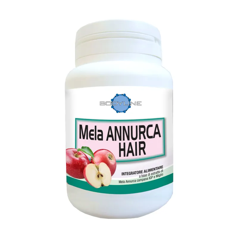 Annurca Hair Apple 30 capsules of 450mg Bodyline Luxury
