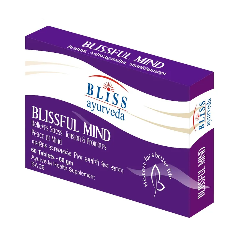 Blissful Mind 60 tablets Bliss Ayurveda Direct From Factory