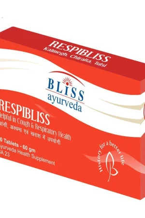 Respibliss 60 tablets Bliss Ayurveda Brand New