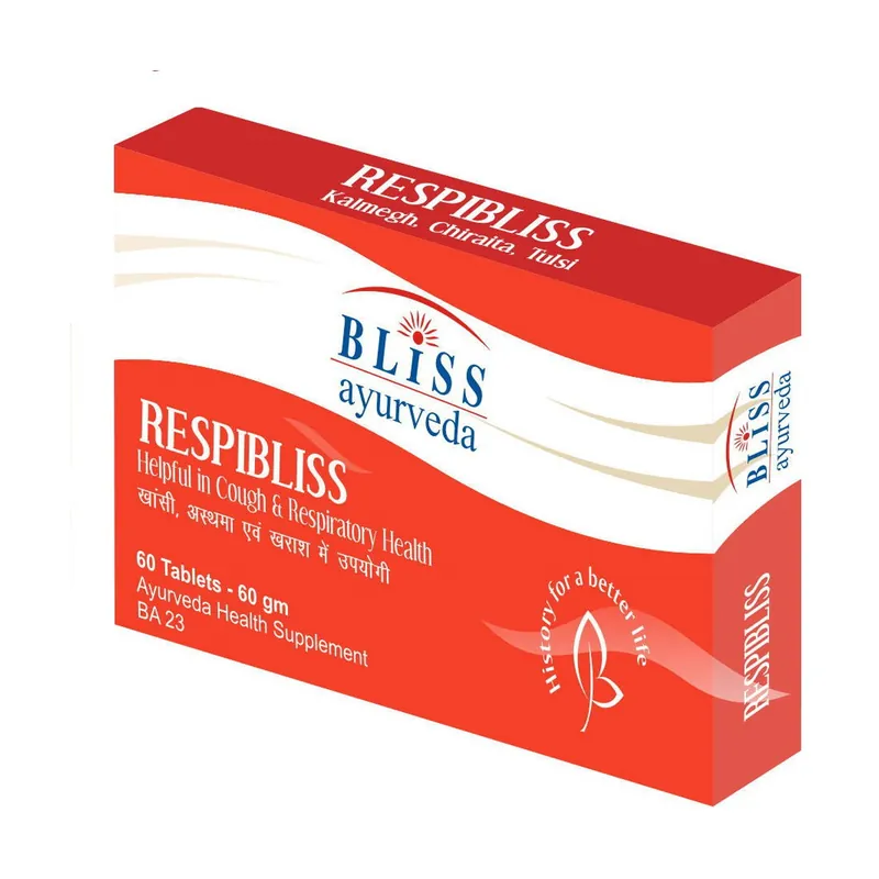 Respibliss 60 tablets Bliss Ayurveda Brand New