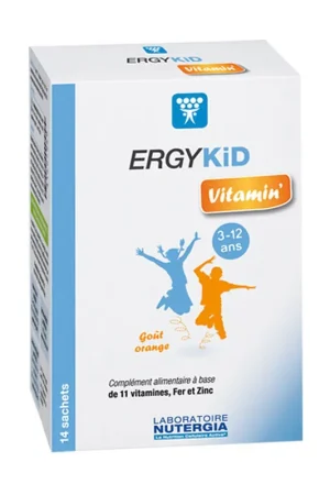 Ergykid vitamin multivitamin children orange 14 packets Nutergia Popular