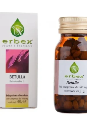Reduced Price Birch 100 capsules of 300mg Erbex