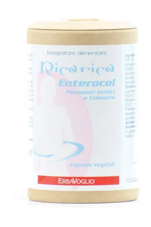 Authentic Refill Enterocol Colostrum And Lactic Ferments - Capsules 30 tablets Erbavoglio