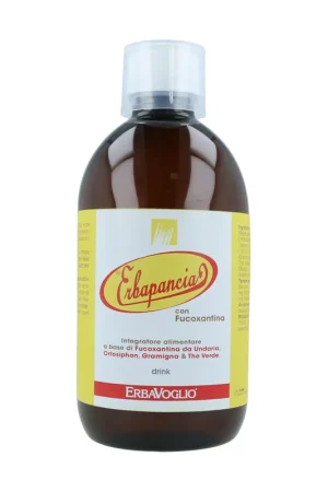 Certified Erbapancia Fucoxantina Abdominal Fat Reducing 500 ml Erbavoglio