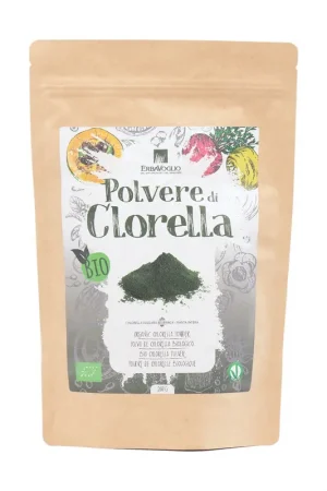"Bio" Chlorella Powder 200 g of powder Erbavoglio Direct From Factory