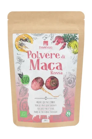 Red Maca Powder "Bio" 200 g of powder Erbavoglio Best Price