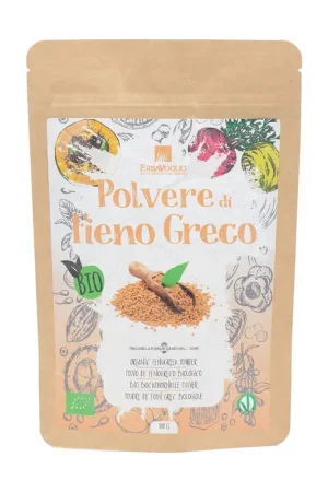 "Bio" Fenugreek Powder 100 g of powder Erbavoglio High Quality