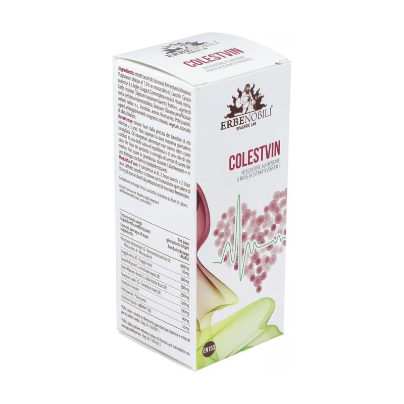 Instant Buy Colestvin compost cholesterol 60 tablets of 500mg Erbenobili