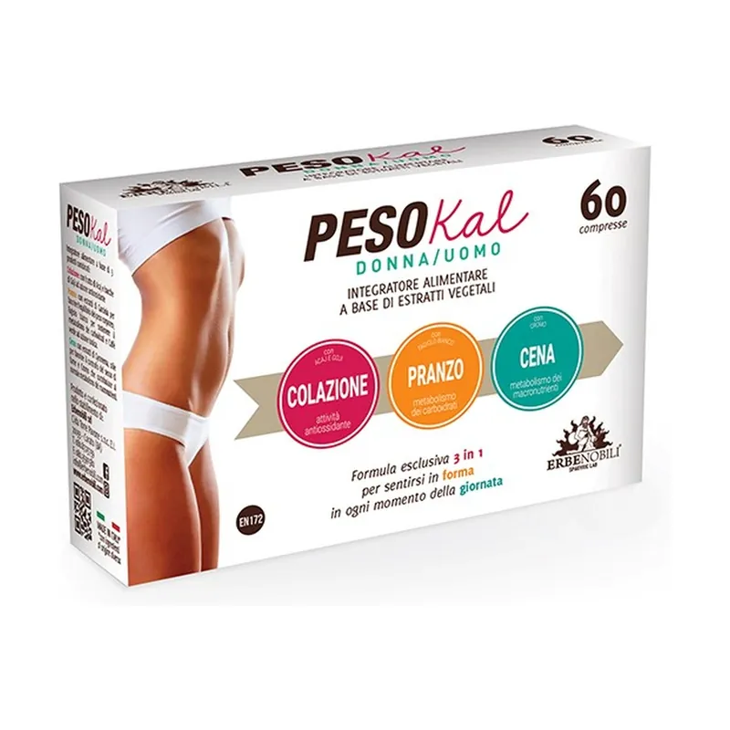 Shop Now Pesokal uomo/donna compost weight reducer 60 tablets Erbenobili