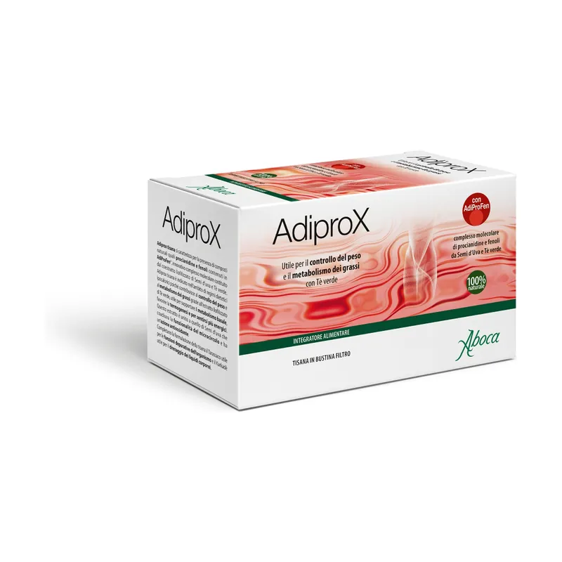 Reduced Price Adiprox Fitomagra 20 packets of 2g Aboca