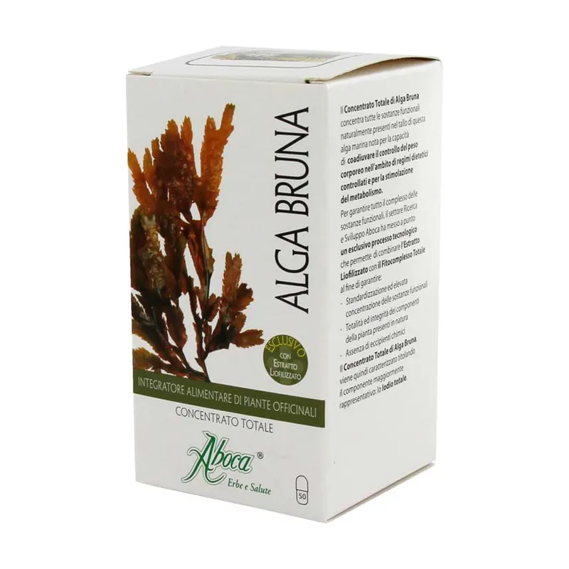 Top Rated Brown seaweed 50 capsules of 500mg Aboca