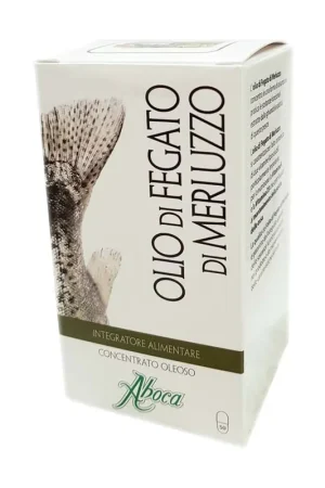 Cod liver 50 capsules of 610mg Aboca Certified