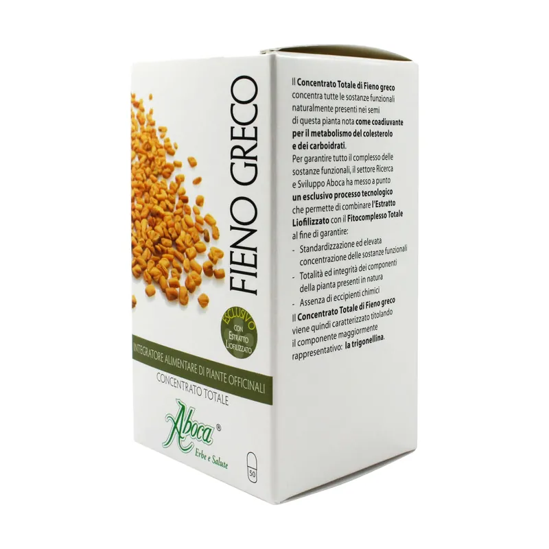 Sale Fenugreek Aboca 50 capsules Fresh Stock