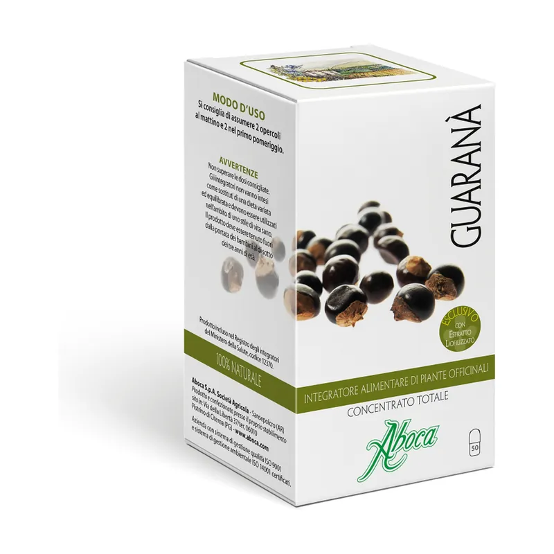 Clearance Guarana ‘ 50 capsules of 500mg Aboca