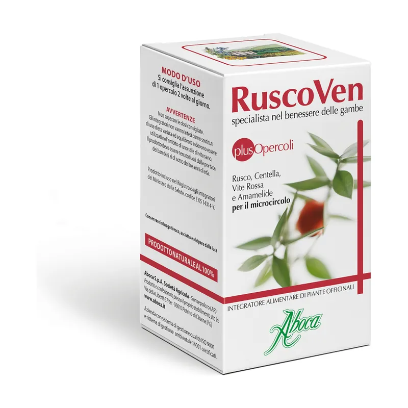 Ruscoven Plus 50 capsules of 500mg Aboca Deal