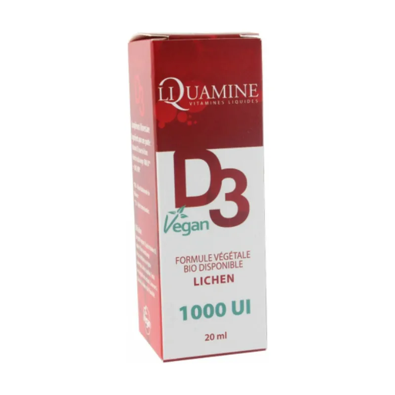 Liquamine d3 vegan 1000ui 20 ml Dr Theiss High Quality