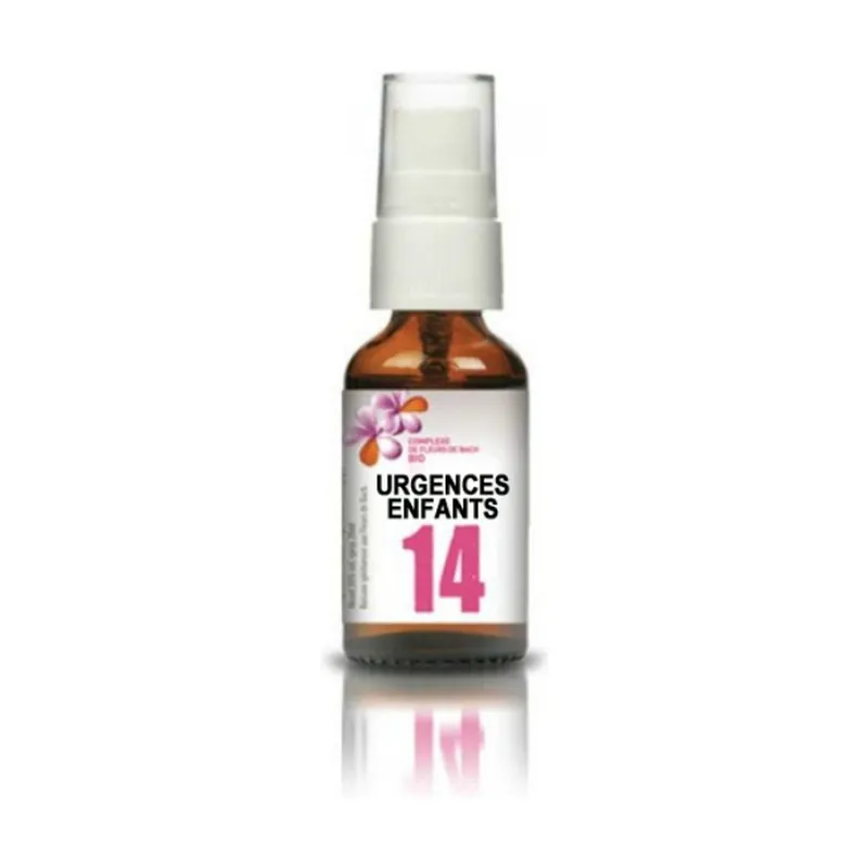 Bach flowers - complex n ° 14 children‘s emergencies 20 ml of floral water Les Sens des Fleurs Limited Time