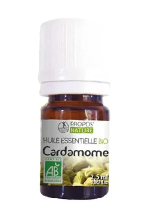 Top Rated Cardamom essential oil 2.5 ml of essential oil Propos Nature