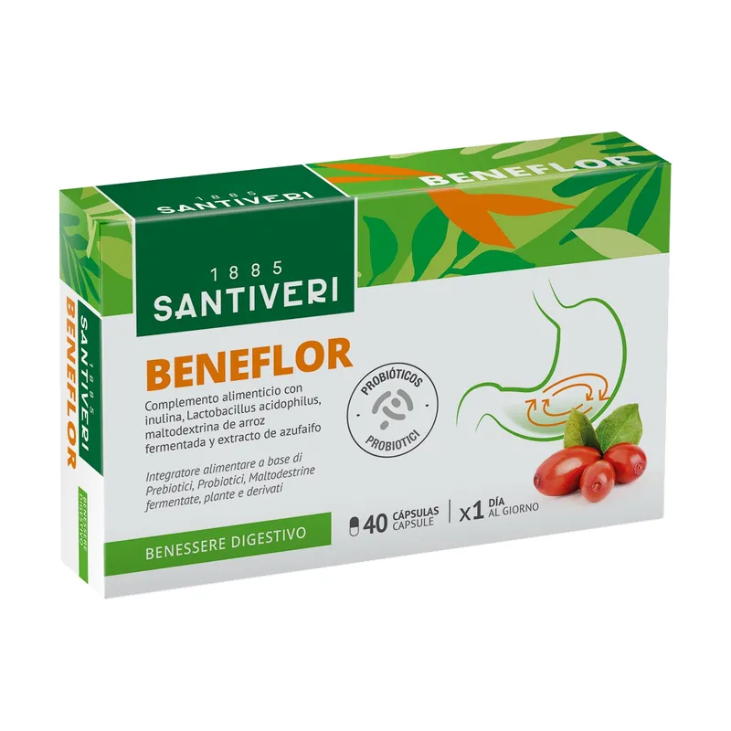 Beneflor capsules 40 capsules Santiveri Next Day Delivery