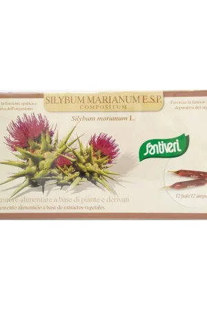 Silybum marianum vials Esp 12 ampoules Santiveri Cheap
