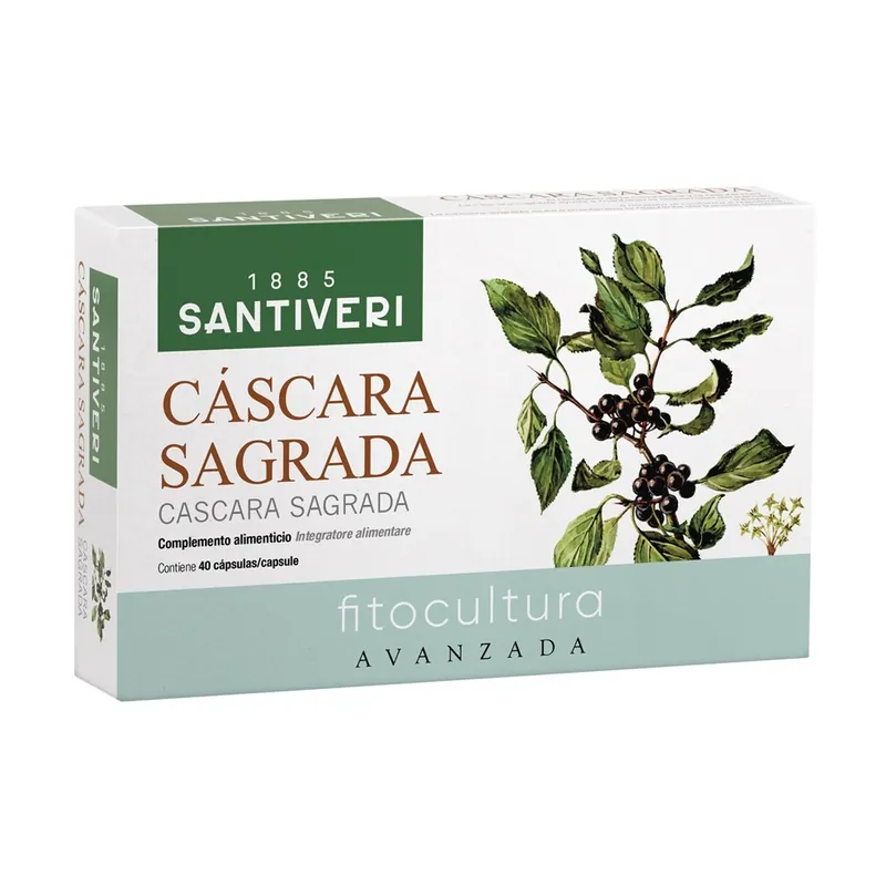 Phytoculture Cascara Sagrada Capsules 40 capsules Santiveri Sale