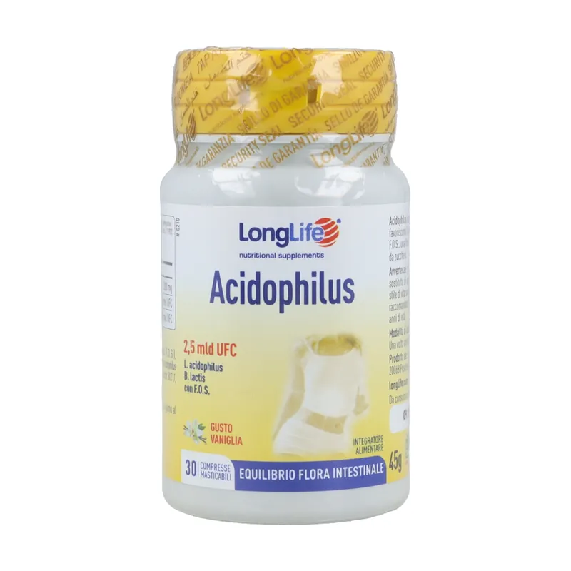 Acidophilus 30 chewable tablets Longlife Fast Shipping