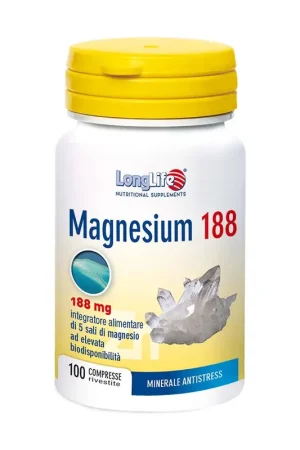 Magnesium 188 100 tablets of 650mg Longlife Special Discount