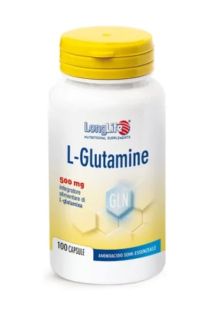 Price Drop L Glutamine 100 capsules of 620mg Longlife