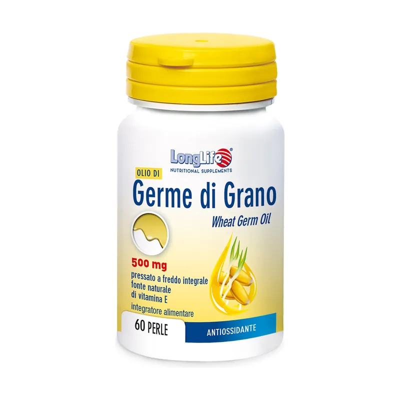 Wheat germ oil 60 softgels of 700mg Longlife Certified