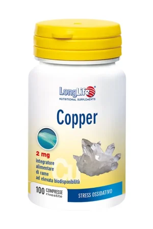 Crafted Copper 100 tablets of 400mg Longlife