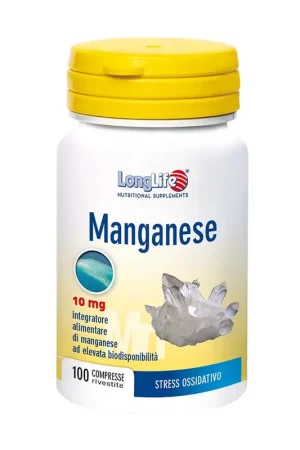 Same Day Shipping Manganese 100 tablets of 350mg Longlife