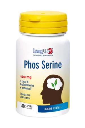 Clearance Phos Serine 30 vegetable capsules of 500mg Longlife
