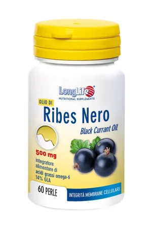 Blackcurrant oil 60 softgels of 700mg Longlife Buy Direct