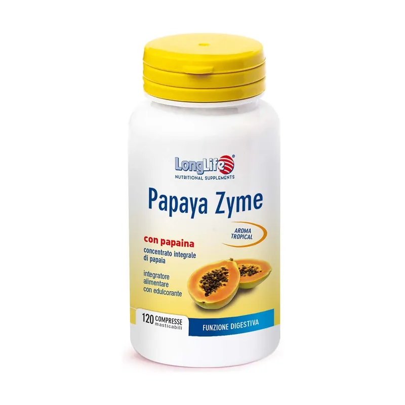 High Quality Papaya Zyme 120 tablets Longlife
