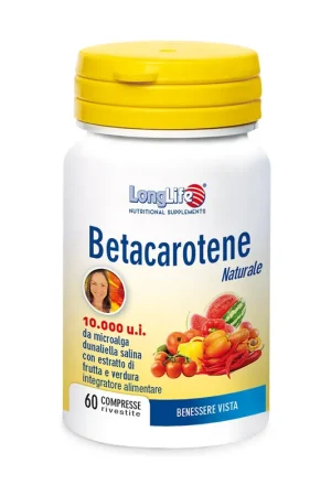Betacarotene 10000 60 tablets Longlife Low Price