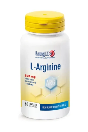 Hassle-Free Returns L Arginine 60 tablets of 900mg Longlife