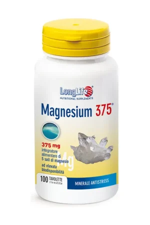 Hot Deal Magnesium 375 100 tablets of 1300mg Longlife