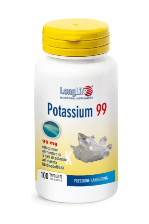 Potassium 99 100 tablets of 1300mg Longlife Fresh Stock