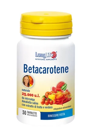 High Quality Betacarotene 25000 30 tablets Longlife