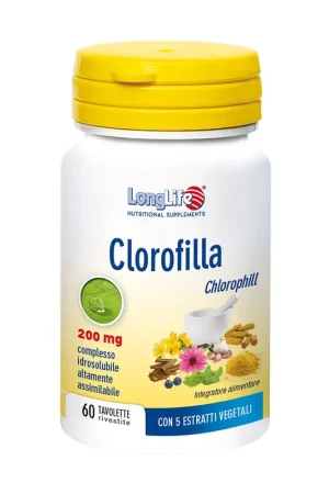 Chlorophyll 60 tablets of 450mg Longlife Seasonal Sale