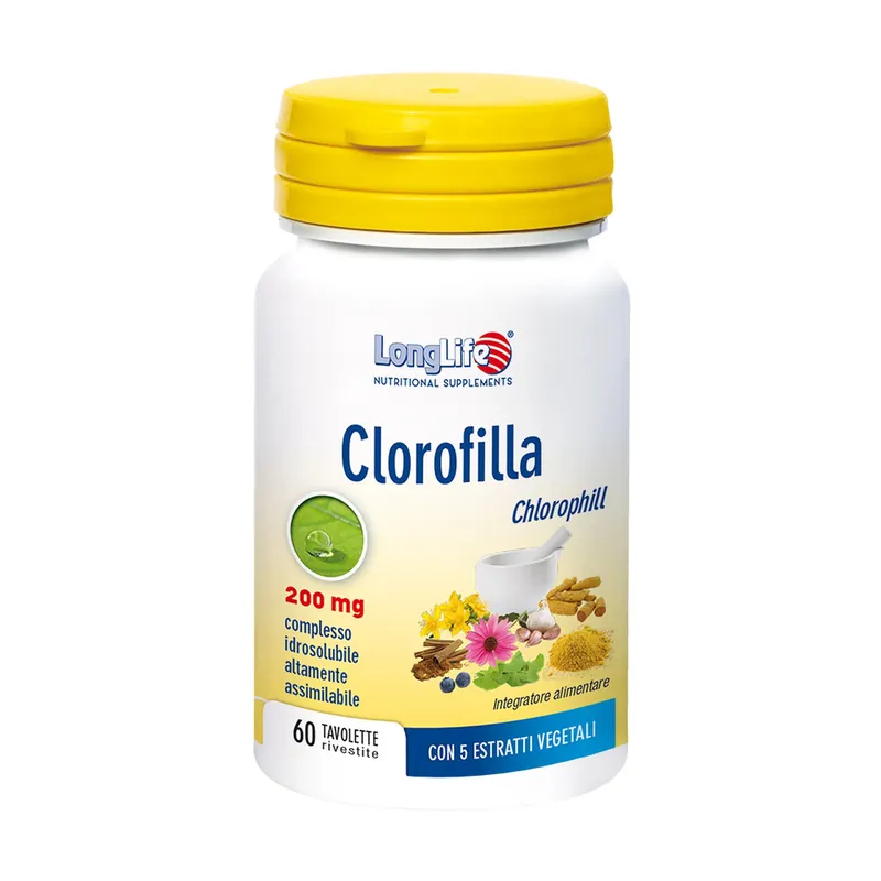 Chlorophyll 60 tablets of 450mg Longlife Seasonal Sale