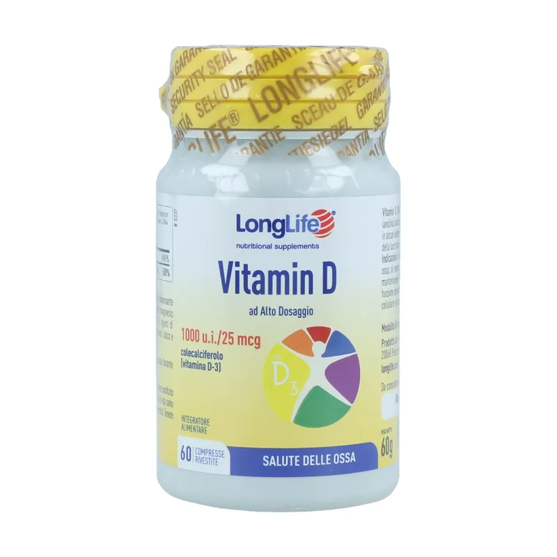 Hot Deal Vitamin D 1000 ui 60 tablets Longlife